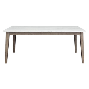 Table de salle à manger marbre blanche - Loyaska