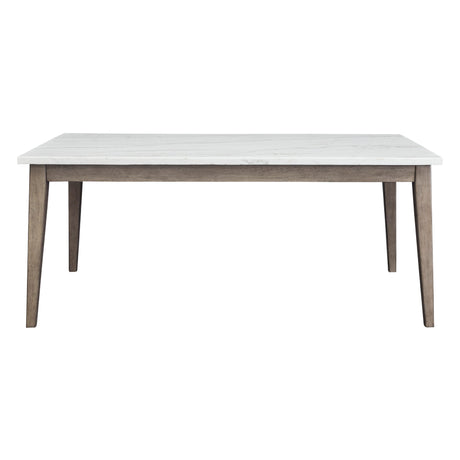 Table de salle à manger marbre blanche - Loyaska