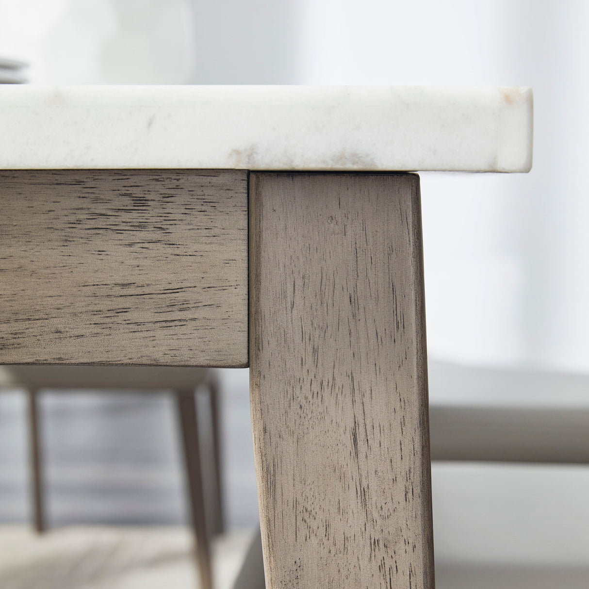 Table de salle à manger marbre blanche - Loyaska