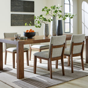 Table de salle à manger bois brune - Kraeburn