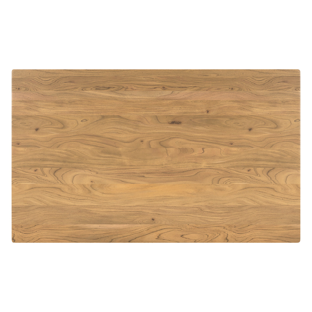 Table de salle à manger rectangulaire en bois d'acacia naturel clair - Gretlynn