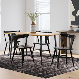 Table de salle à manger rectangulaire en bois d'acacia naturel clair - Gretlynn