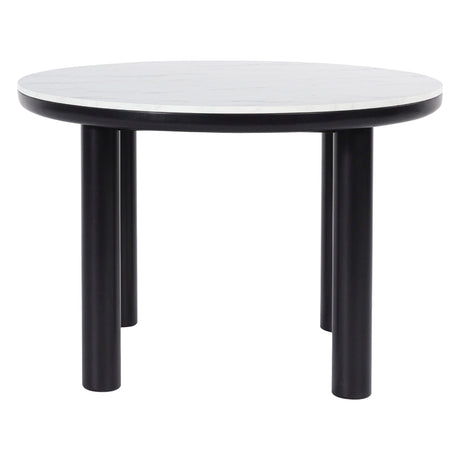 Table de salle à manger marbre blanche - Xandrum
