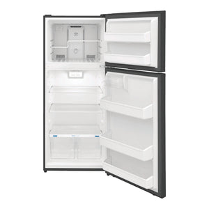 Réfrigérateur congélateur haut Inox 28po