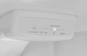 Réfrigérateur congélateur haut Inox 28po