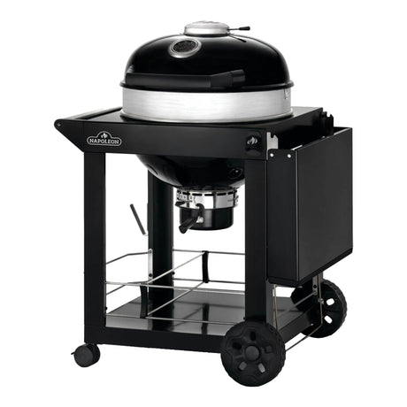 Barbecue au charbon de bois circulaire avec chariot - Charcoal PRO
