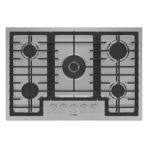 Plaque de cuisson au gaz 30 po. avec 5 brûleurs