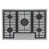 Plaque de cuisson au gaz 30 po, Inox avec 5 brûleurs avec FlameSelect® - Série 800