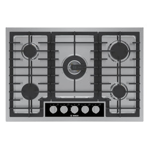 Plaque de cuisson au gaz 30 po. avec 5 brûleurs
