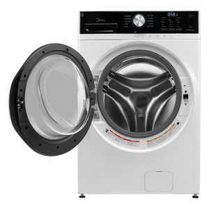 Laveuse à chargement frontale 5,2 pi³ blanche - superposable