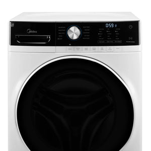Laveuse à chargement frontale 5,2 pi³ blanche - superposable