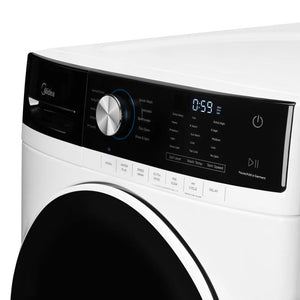 Laveuse à chargement frontale 5,2 pi³ blanche - superposable