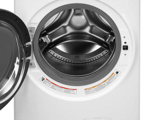 Laveuse à chargement frontale 5,2 pi³ blanche - superposable