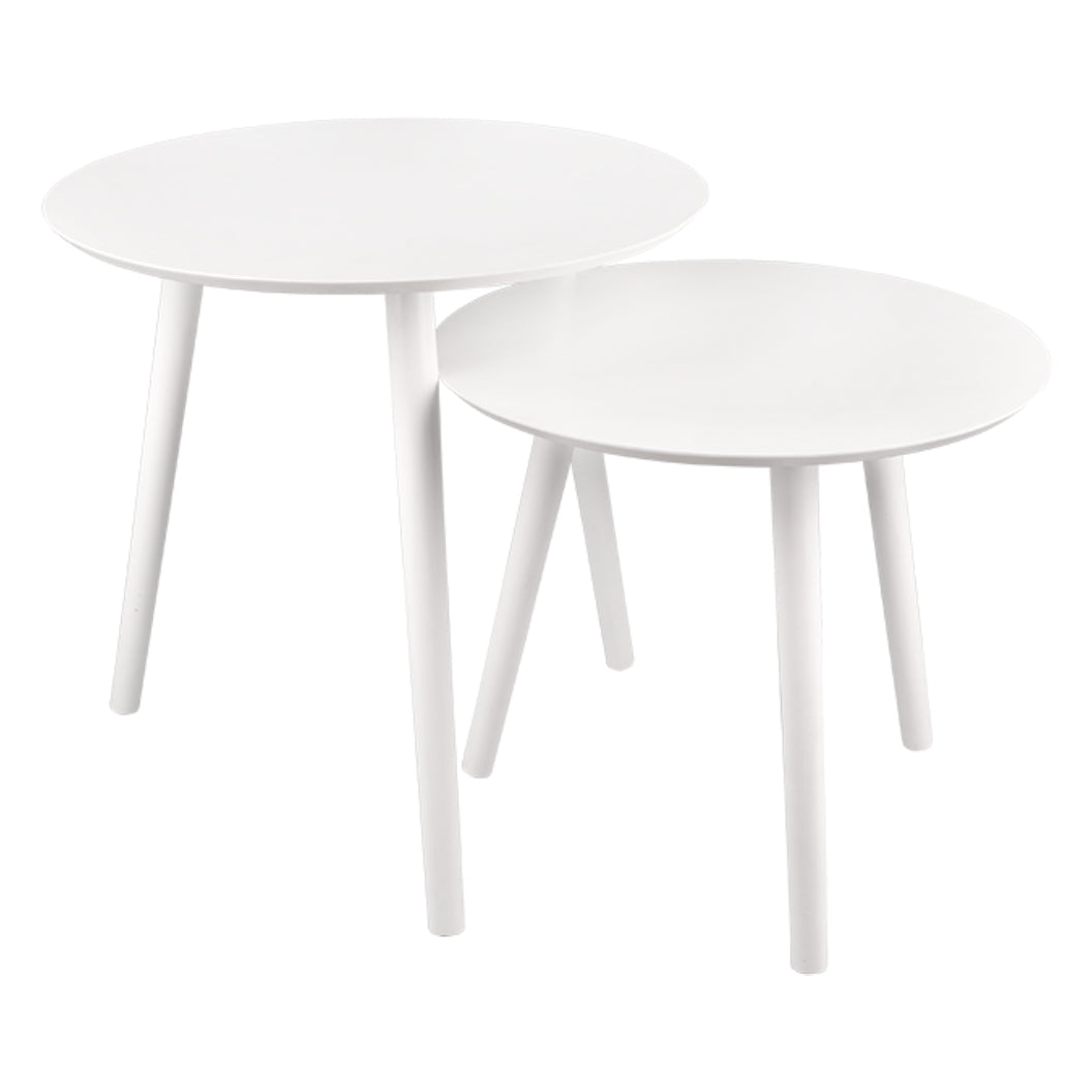Ensemble de 2 tables gigognes en MDF - Vilma