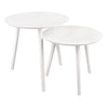 Ensemble de 2 tables gigognes en MDF - Vilma