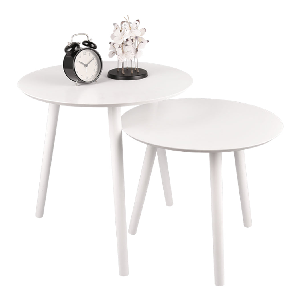 Ensemble de 2 tables gigognes en MDF - Vilma