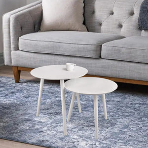 Ensemble de 2 tables gigognes en MDF - Vilma
