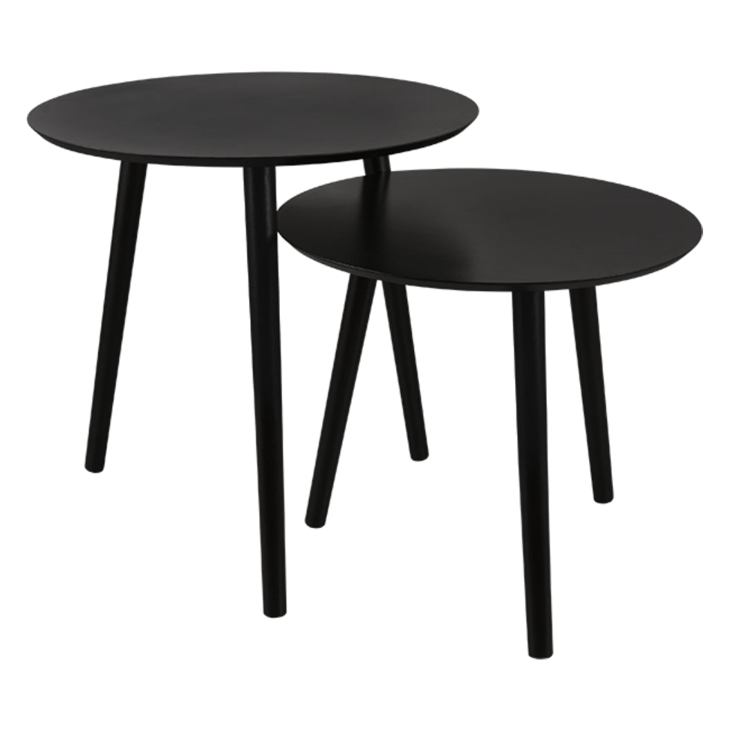 Ensemble de 2 tables gigognes en MDF - Vilma