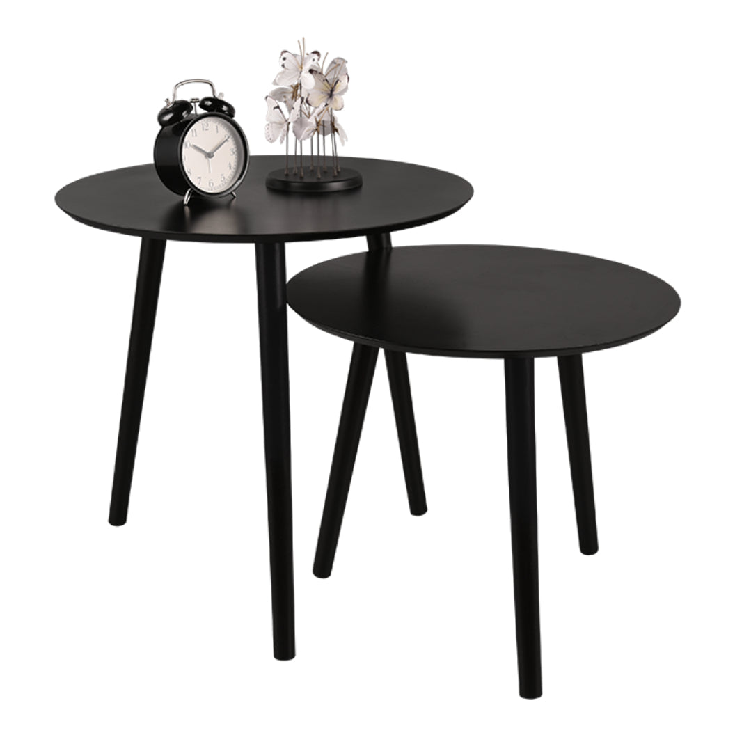 Ensemble de 2 tables gigognes en MDF - Vilma