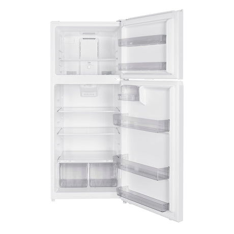 Réfrigérateur congélateur haut Blanc 28po