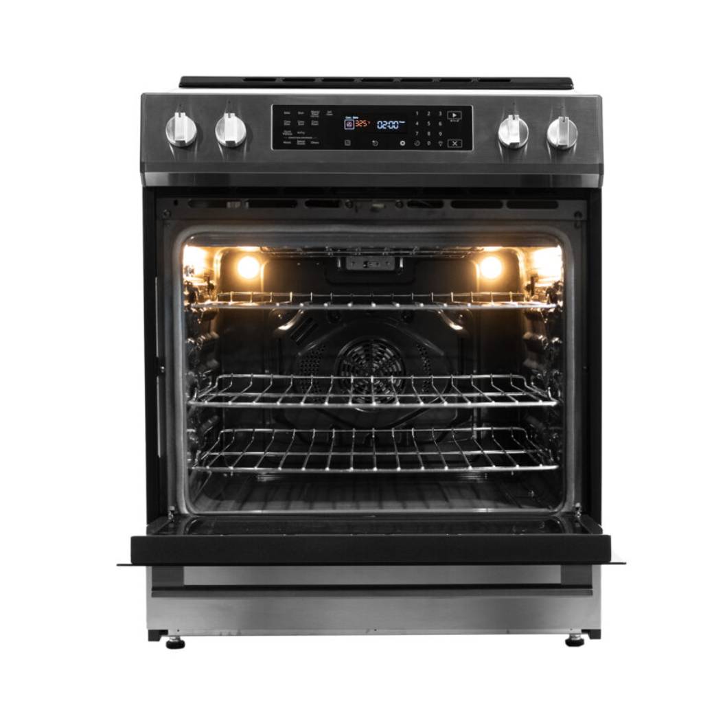 Cuisinière à induction encastrable 30 po inox 5,0 pi³