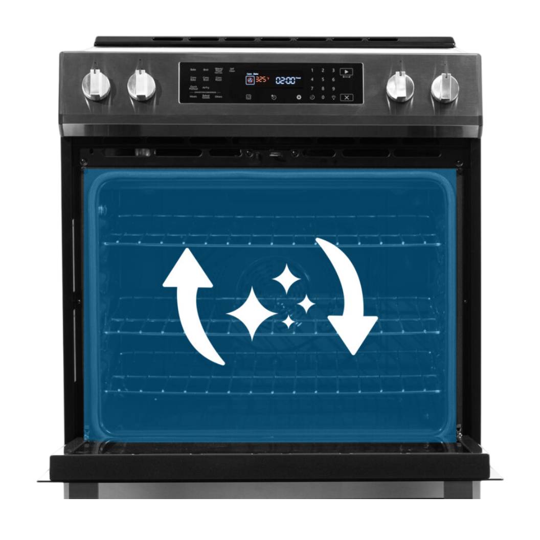 Cuisinière à induction encastrable 30 po inox 5,0 pi³