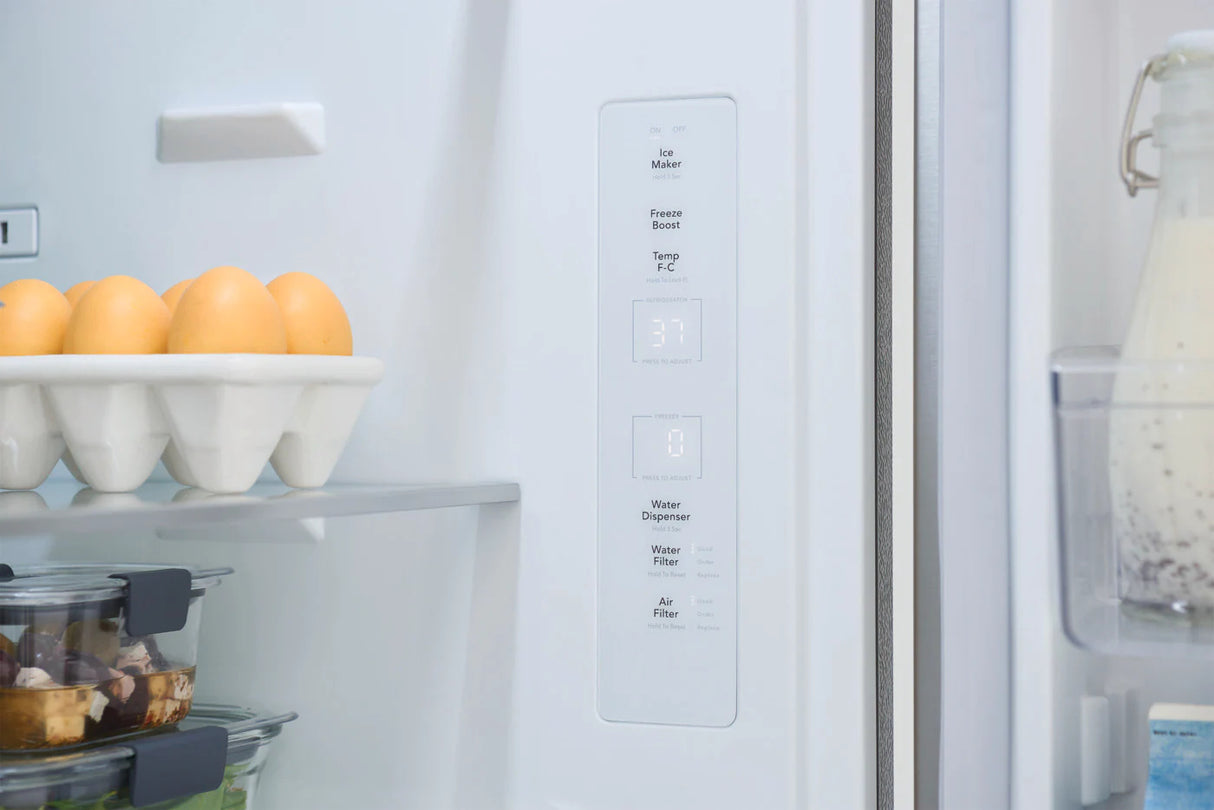 Réfrigérateur congélateur bas Inox 30po