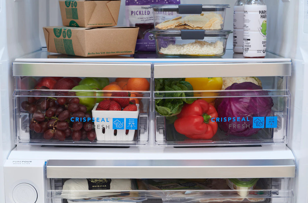 Réfrigérateur congélateur bas Inox 30po