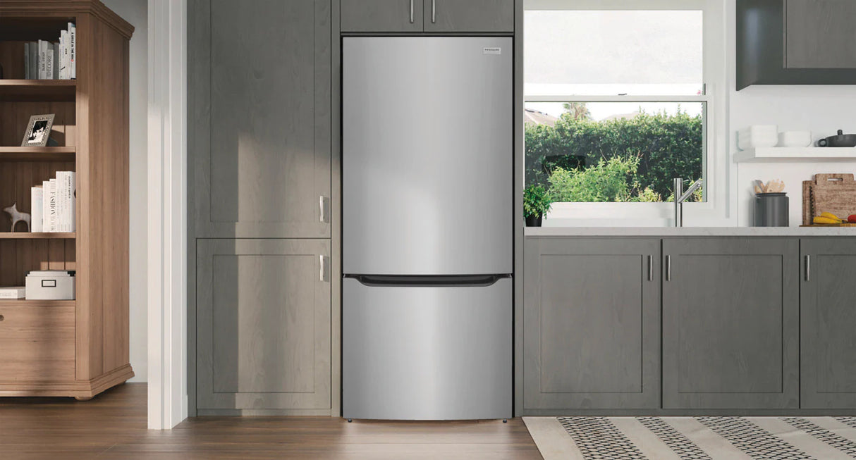 Réfrigérateur congélateur bas Inox 30po