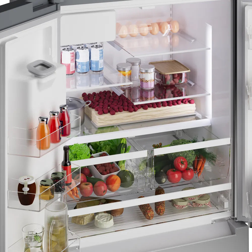 Réfrigérateur porte françaises Inox 36po