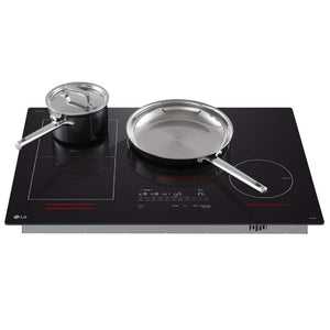 Plaque de cuisson à induction intelligente 30 po, Noir à 4 zones avec Wi-Fi