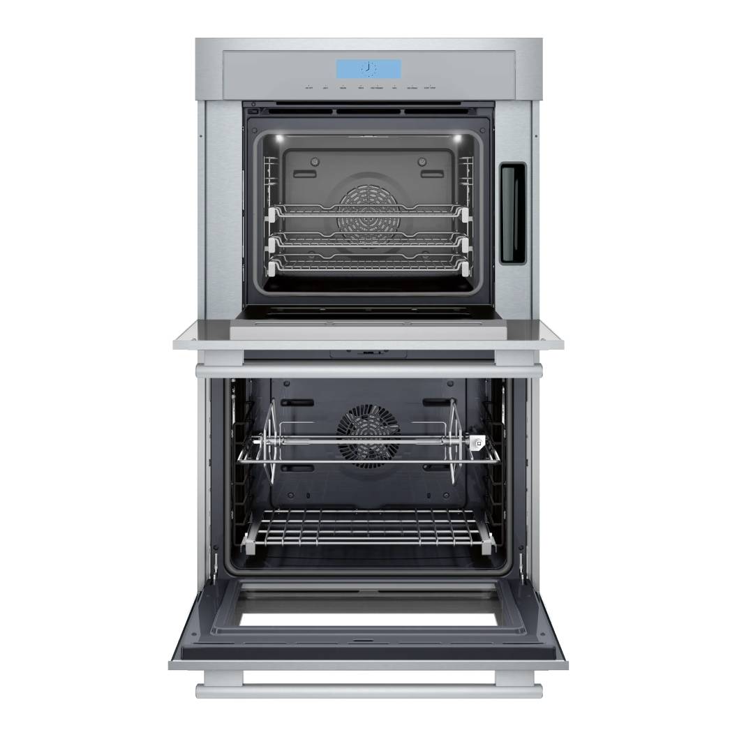 Four encastrable double à convection à la vapeur 2,8 pi³ / 4,5 pi³ gris