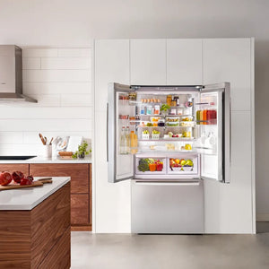 Réfrigérateur porte française 36 po, 21 pi³ Inox à 3 portes - Série 800 avec Wi-Fi