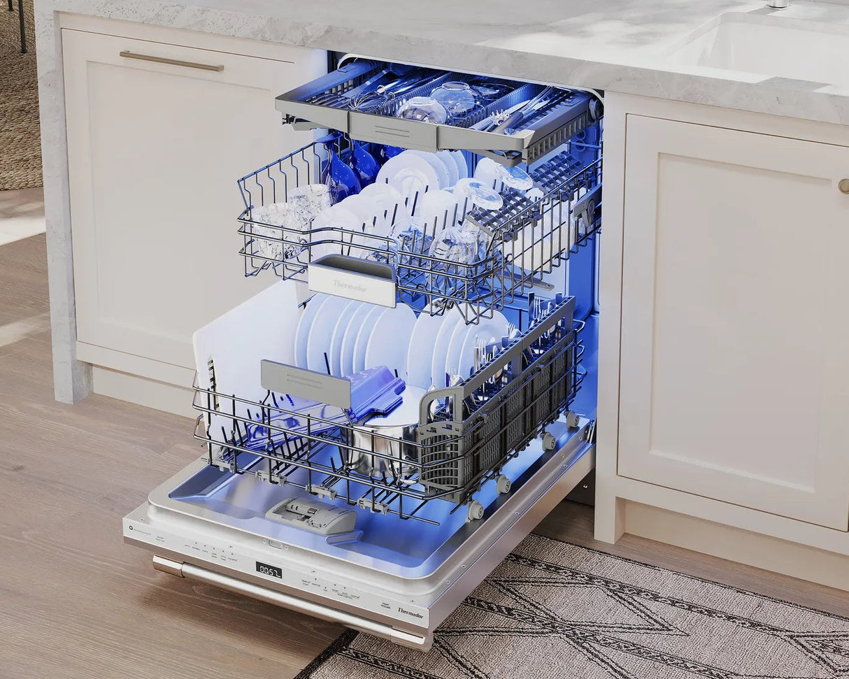 Lave-vaisselle intelligent encastrable 24 po. 44 dBA Inox - Série Sapphire®