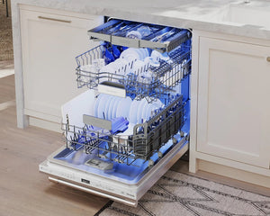 Lave-vaisselle intelligent encastrable 24 po. 44 dBA Inox - Série Sapphire®