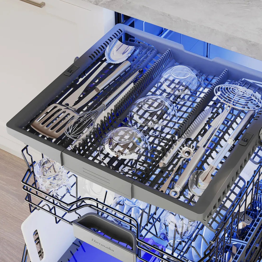 Lave-vaisselle intelligent encastrable 24 po. 44 dBA Panneau requis - Série Sapphire®