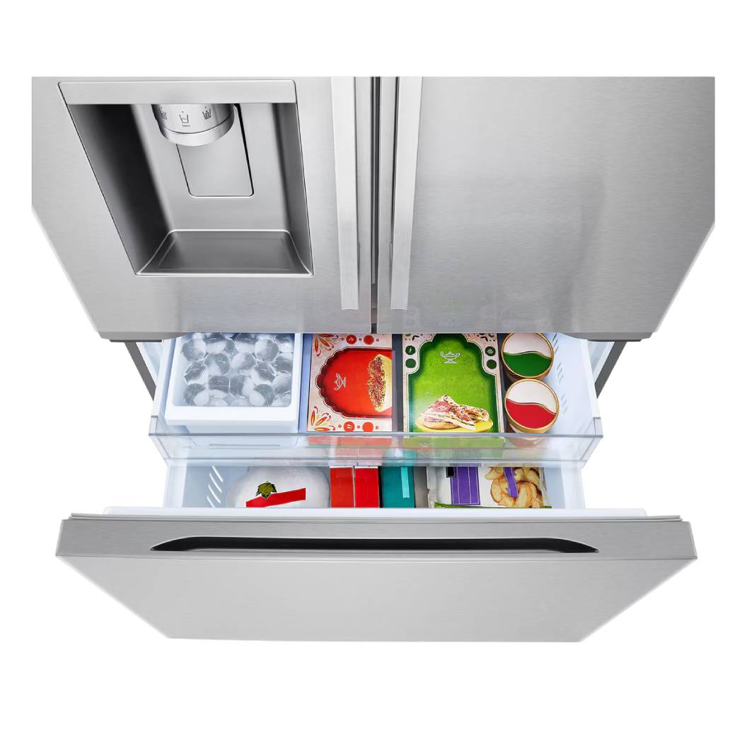Réfrigérateur porte française 36 po 3 portes Inox
