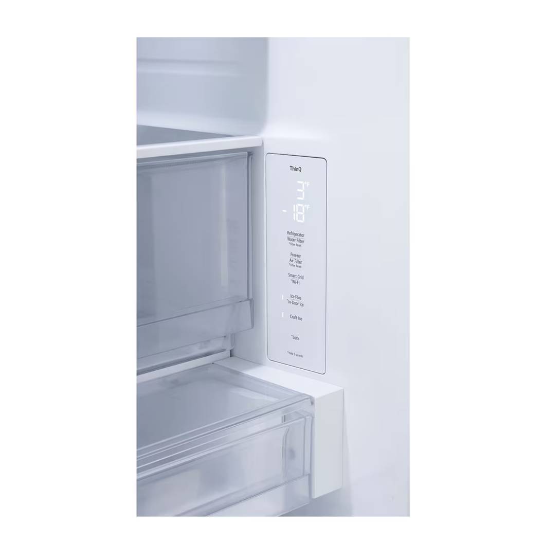 Réfrigérateur porte française 36 po 3 portes Inox
