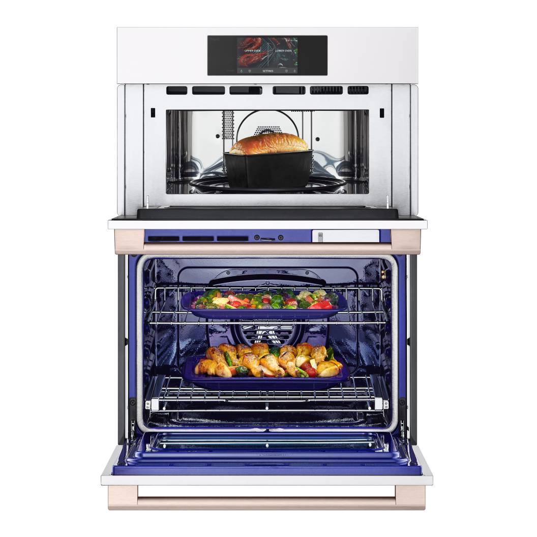 Four encastrable combiné à convection 30 po. 4,7 pi³, blanc
