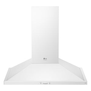 Hotte murale cheminée 30 po blanc - White essence