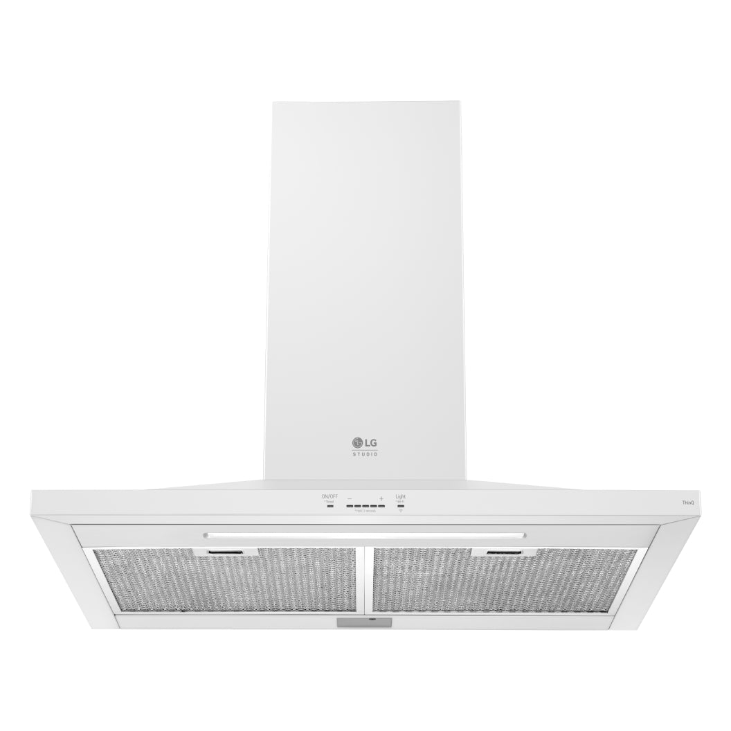 Hotte murale cheminée 30 po blanc - White essence