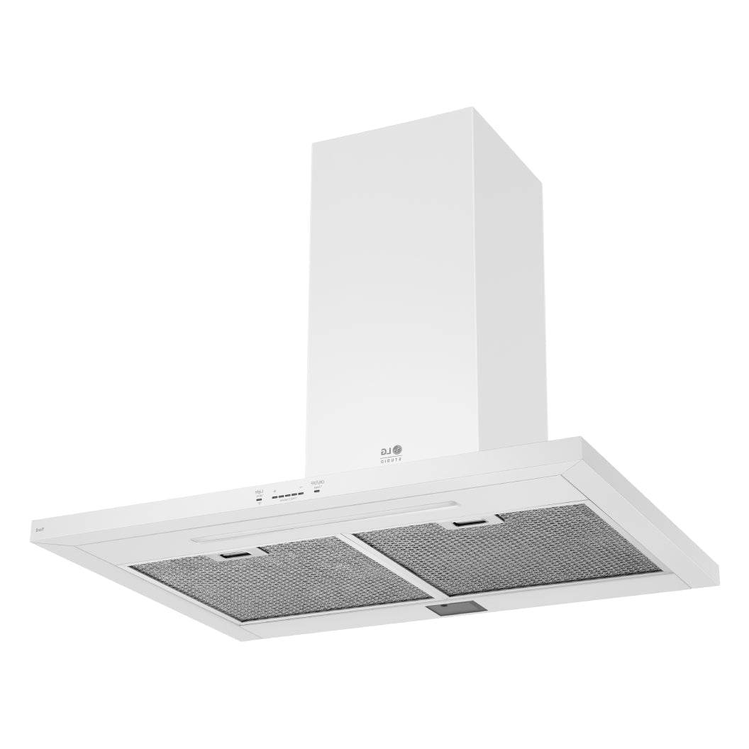 Hotte murale cheminée 30 po blanc - White essence