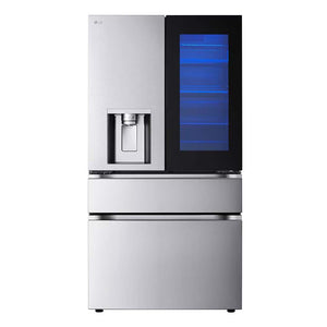 Réfrigérateur porte française 36 po, 29 pi³ 4 portes Inox avec tiroir de refroidissement polyvalent