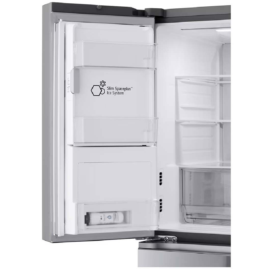 Réfrigérateur porte française 36 po, 29 pi³ 4 portes Inox avec tiroir de refroidissement polyvalent