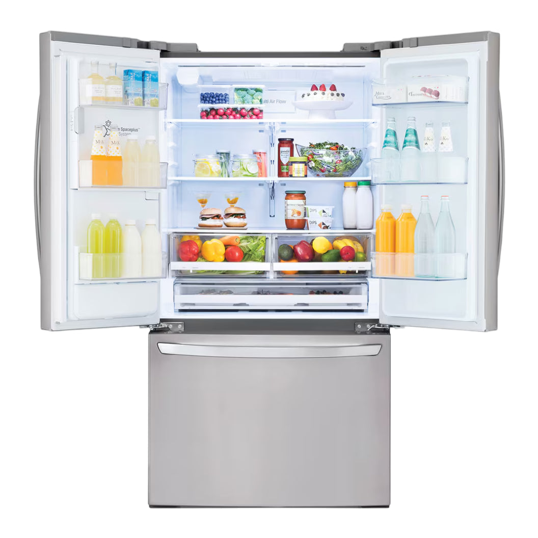 Réfrigérateur porte française 36 po 3 portes Inox