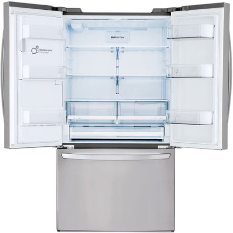 Réfrigérateur porte française 36 po 3 portes Inox