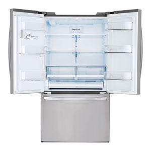 Réfrigérateur porte française 36 po 3 portes Inox
