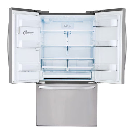 Réfrigérateur porte française 36 po 3 portes Inox