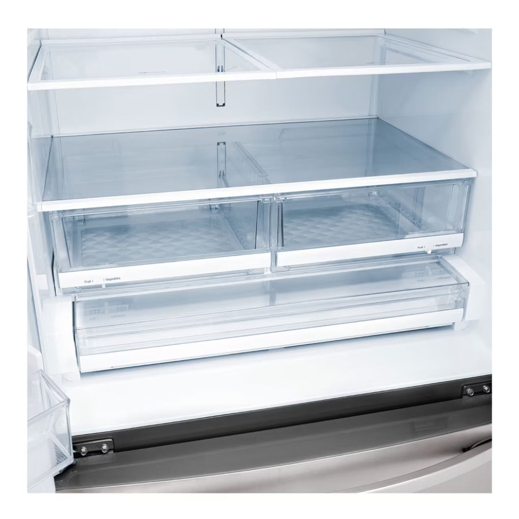 Réfrigérateur porte française 36 po 3 portes Inox