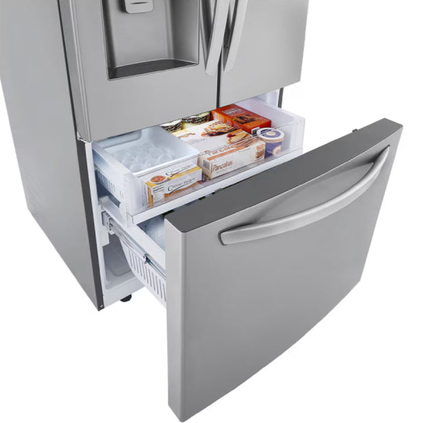 Réfrigérateur porte française 36 po 3 portes Inox